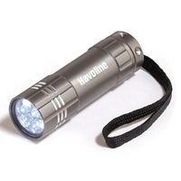 Flashlight made of metal with 9 LEDs.... from ASI 68507 The Magnet Group /...