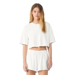 BELLA+CANVAS Women's Heavyweight Garment-Dyed Cropped Tee