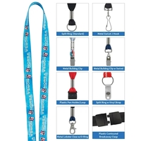 1/2" Fine-Print Lanyard... from ASI 40480 Koozie Group / Norwood