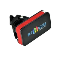 Detachable, water-resistant, and energy-efficient COB bike light.... from ASI...