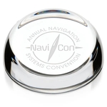 JAFFA® Clear Slant-Top Paperweight