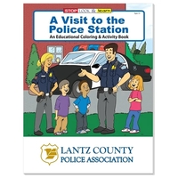 Coloring Book: A Visit to the Police Station