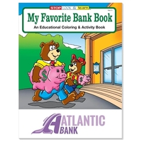 Coloring Book: My Favorite Bank... from ASI 40480 Koozie Group / Norwood