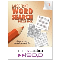 Puzzle Book: LARGE PRINT Word Search