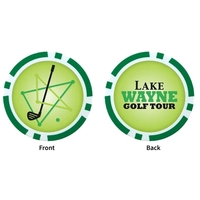 Poker Chip Ball Marker... from ASI 40480 Koozie Group / Norwood