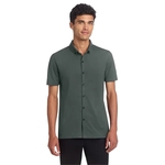 Mercer+Mettle Stretch Pique Full-Button Polo