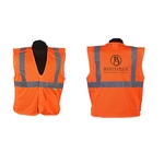 Orange safety vest, ANSI class 2 (med - 5xl)