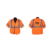 Orange safety vest, ANSI class 3, economy (med - 4xl). 36/ctn.... from ASI...