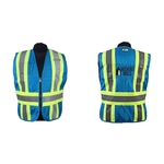 Blue incident command vest (regular and jumbo)