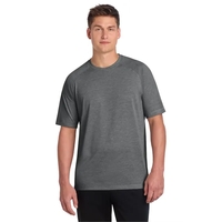 Sport-Tek PosiCharge Tri-Blend Wicking Raglan Tee.