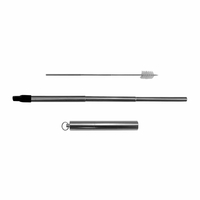 Telescopic Straw Stainless Steel In Aluminum Case