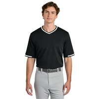 Sport-Tek Tough Mesh V-Neck Baseball Jersey