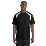 Sport-Tek Dry Zone Colorblock Crew.