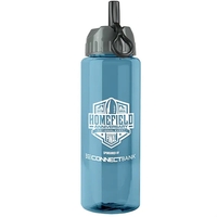 Garyline® Slim Fit RPET Bottle with Ring-Straw Lid - 32 oz.... from ASI 40480...