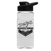 Garyline® Clear Bottle with Drink-Thru Lid - 20 oz.... from ASI 40480 Koozie...