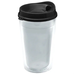 Garyline® Transparent Tumbler with Sip Lid and Full-Color...