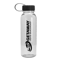 Garyline® Flat-Sided Tritan® Bottle with Tethered Lid - 2...... from ASI...