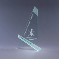 Vanguard award made of jade crystal with a combination of eye-catching......