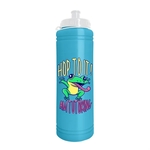 Garyline® Slim Line Bottle with Tethered Push-Pull Lid - ...