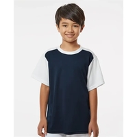 Youth Crew Neck Baseball Jersey... from ASI 84358 S&S Activewear