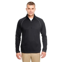 Ultra Club Cool & Dry Sport Quarter-Zip Pullover with Sid...... from ASI...