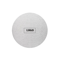 Round Stainless Steel Coaster with EVA Bottom