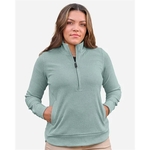 J. America Women's Element Fleece Quarter-Zip Sweatshirt