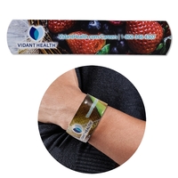 Digitally printed 1.5"H x 7"W Prizma Slap-Wrap® bracelets.... from ASI 54040...