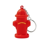 Fire Hydrant Shape Stress Ball Keychain