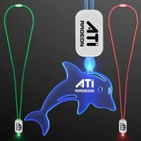 LED Lanyards with Acrylic Dolphin Pendant.... from ASI 34194 ALightPromos /...