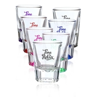 2 oz. shot glass with huge imprint area and heavy base... from ASI 39552 BEL...