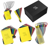 Gift Set includes ST3285 NEOSKIN reg; POCKET SPIRAL NOTEPAD COMBO... from ASI...