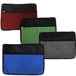 Blank, Double Zipper Accessory Bag
