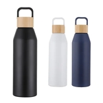 Clive 24 oz Recycled Aluminum Bottle with Bamboo Lid