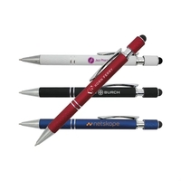 Halcyon® Executive Metal Spin Top Pen with Stylus