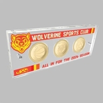 Acrylic Coin Display / Holder Vibrant UV color