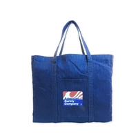 Denim Diva Cotton Denim Flat Tote Bag