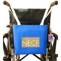 False gusset wheelchair tote bag with 1" webbing handles to hang... from ASI...