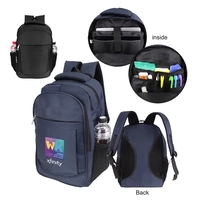 The spacious main compartment is equipped with a 17" laptop and... from ASI...