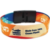 Sublimated Ocean Plastic Wristband