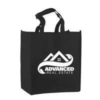 Non-woven polypropylene tote bag, 13" x 13" with a 18" handles.... from ASI...