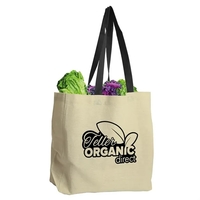 Natural 8 oz. Cotton Canvas Tote with Color Handles... from ASI 40480 Koozie...