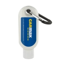 1.9 oz SPF 50 sunscreen lotion with carabiner clip... from ASI 88060...