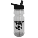 Garyline® Trainer Clear Bottle with Flip-Straw Lid - 24 oz.