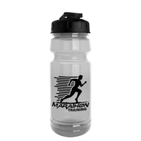 The Trainer - 24 oz. Clear Sports Bottles with USA Flip... from ASI 40480...
