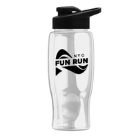 27 Oz. Poly-Pure Transparent Bottle - Snap Lid... from ASI 40480 Koozie Group