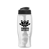 27 oz Transparent Sports Bottles with Flip Top Lid have a... from ASI 40480...