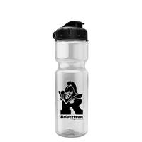 Transparent bottle with a flip top lid, 28 oz.... from ASI 40480 Koozie Group