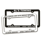 Thin Panel License Plate Frames