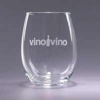 Trendsetter stemless wine glass with a 17 oz. capacity.... from ASI 62985 J....